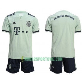 Koszulka Bayern Monachium Dziecięcy Wyjazdowe Stroje Piłkarskie 2018/19 Krótki Rękaw